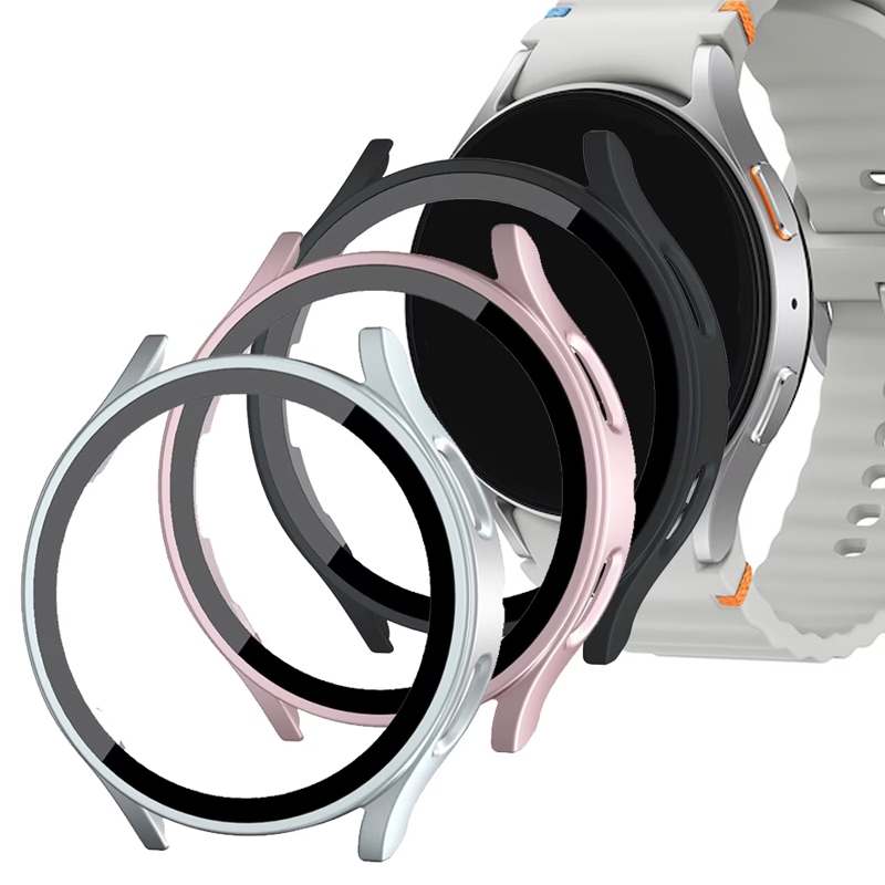 Accessories For Galaxy Watch 5 - Hard Matte PC Case With Tempered