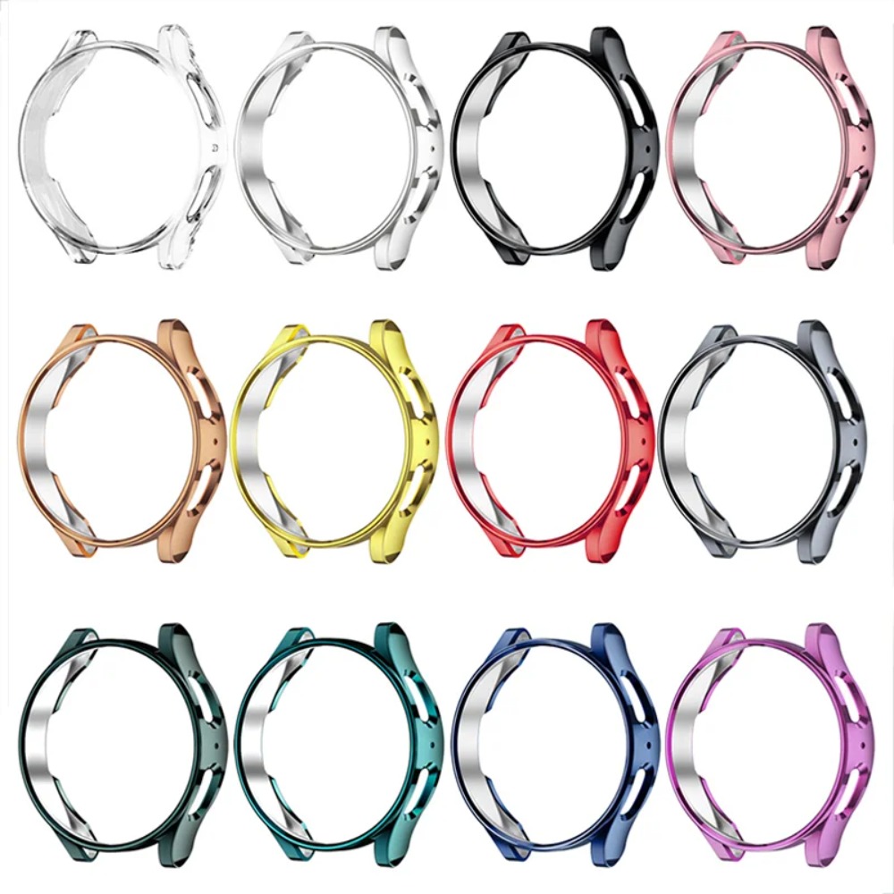 Accessories For Galaxy Watch 5 - 2PCS Transparent TPU Full Cover Case