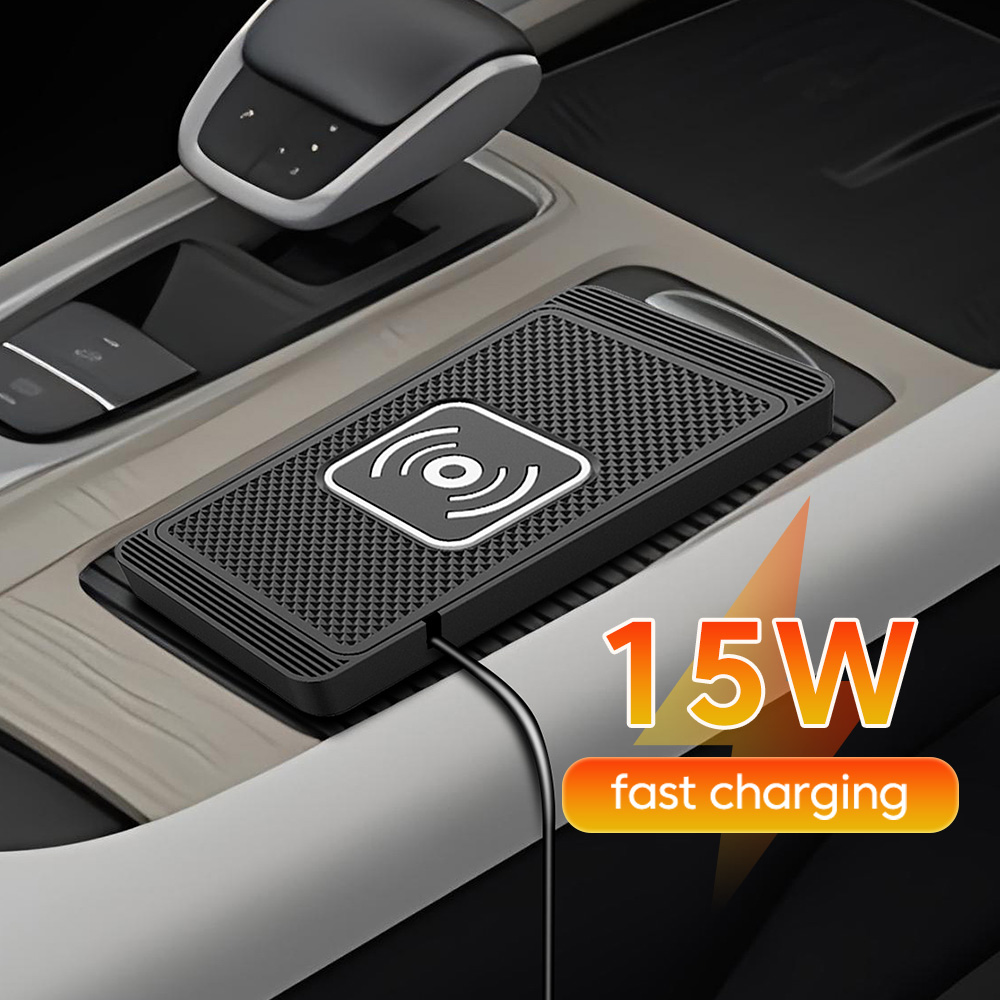 Smartwatch Ac - 15w Wireless Charger Car Anti-skid Pad
