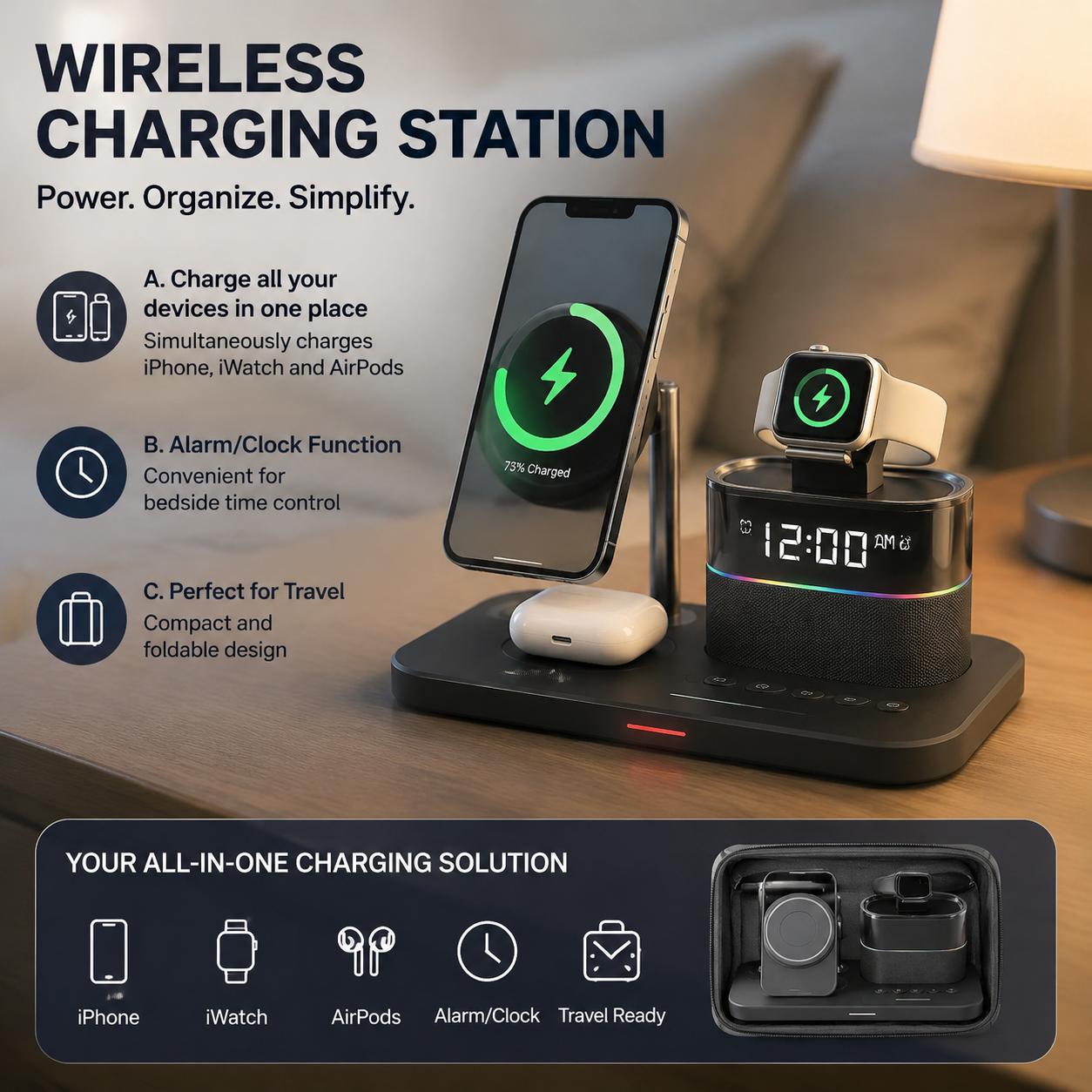 Magnetic Wireless Charging Sta - огляд і ціна Smartwatch Ac