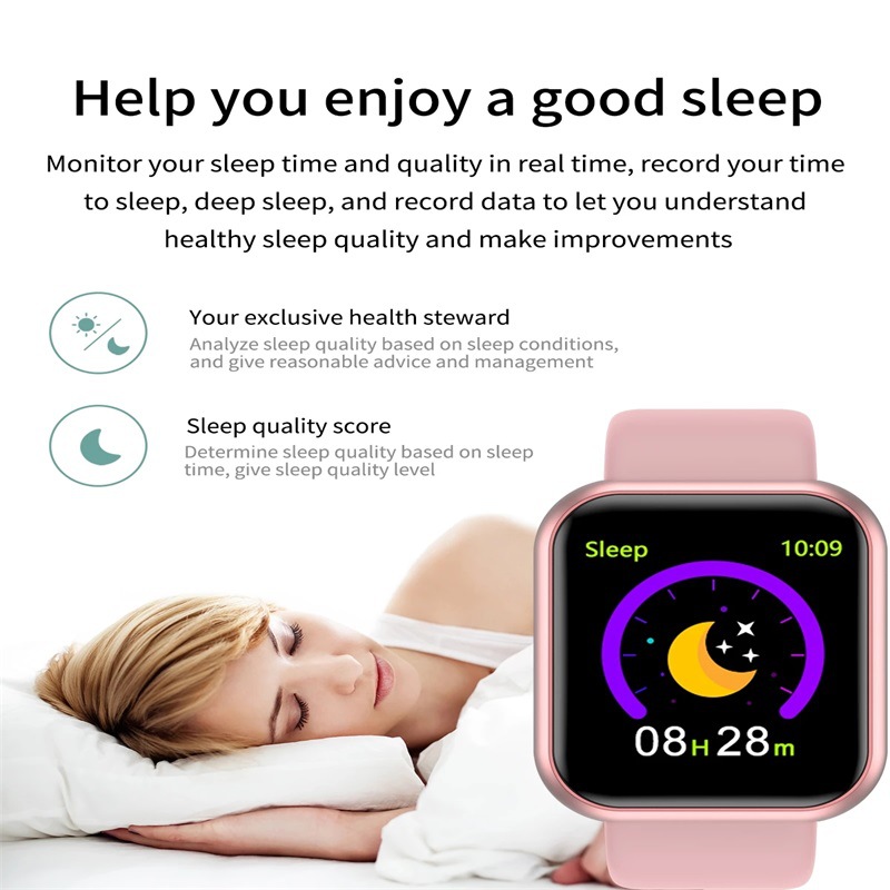 Y68 Smart Watch Men Women Hear - огляд і ціна Smartwatch Instagram