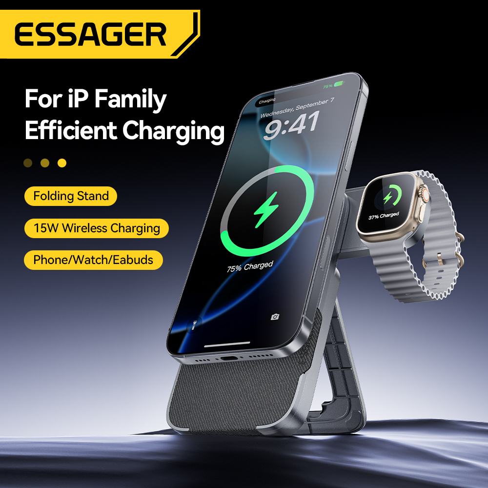 Essager 3-in-1 Portable Foldin - огляд і ціна Smartwatch Ac