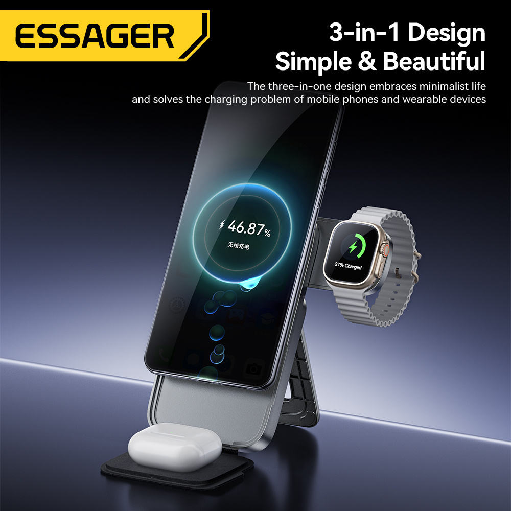 Essager 3-in-1 Portable Foldin - огляд і ціна Smartwatch Ac