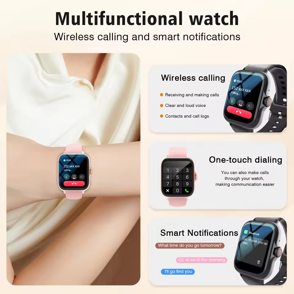 Men Women Smart Watch 1.83''Wa - огляд і ціна Smartwatch Instagram