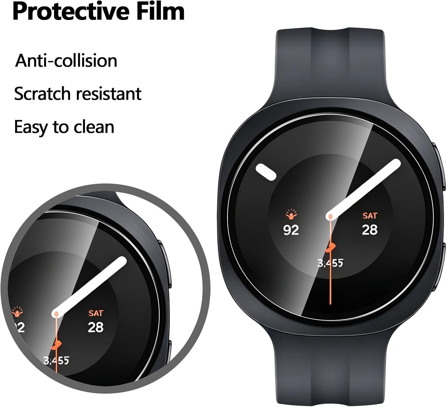 5 Pcs HD Tempered Glass For Sa - огляд і ціна Accessories For Galaxy Watch 5