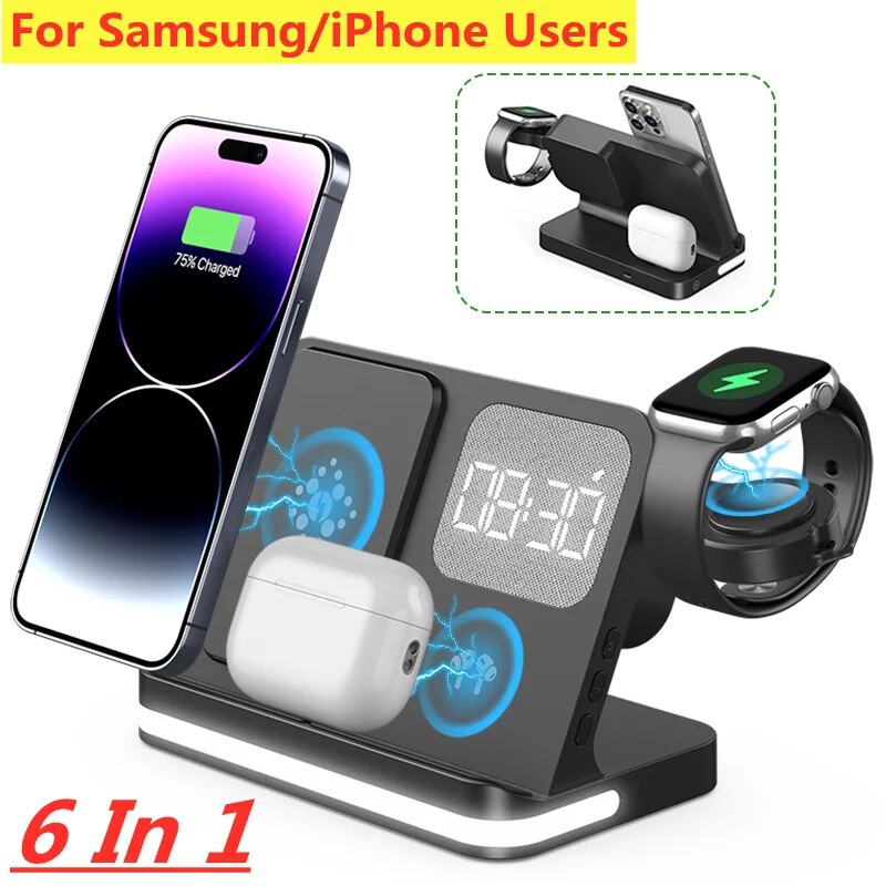 Wireless Charger Stand For iPh - огляд і ціна Smartwatch Ac