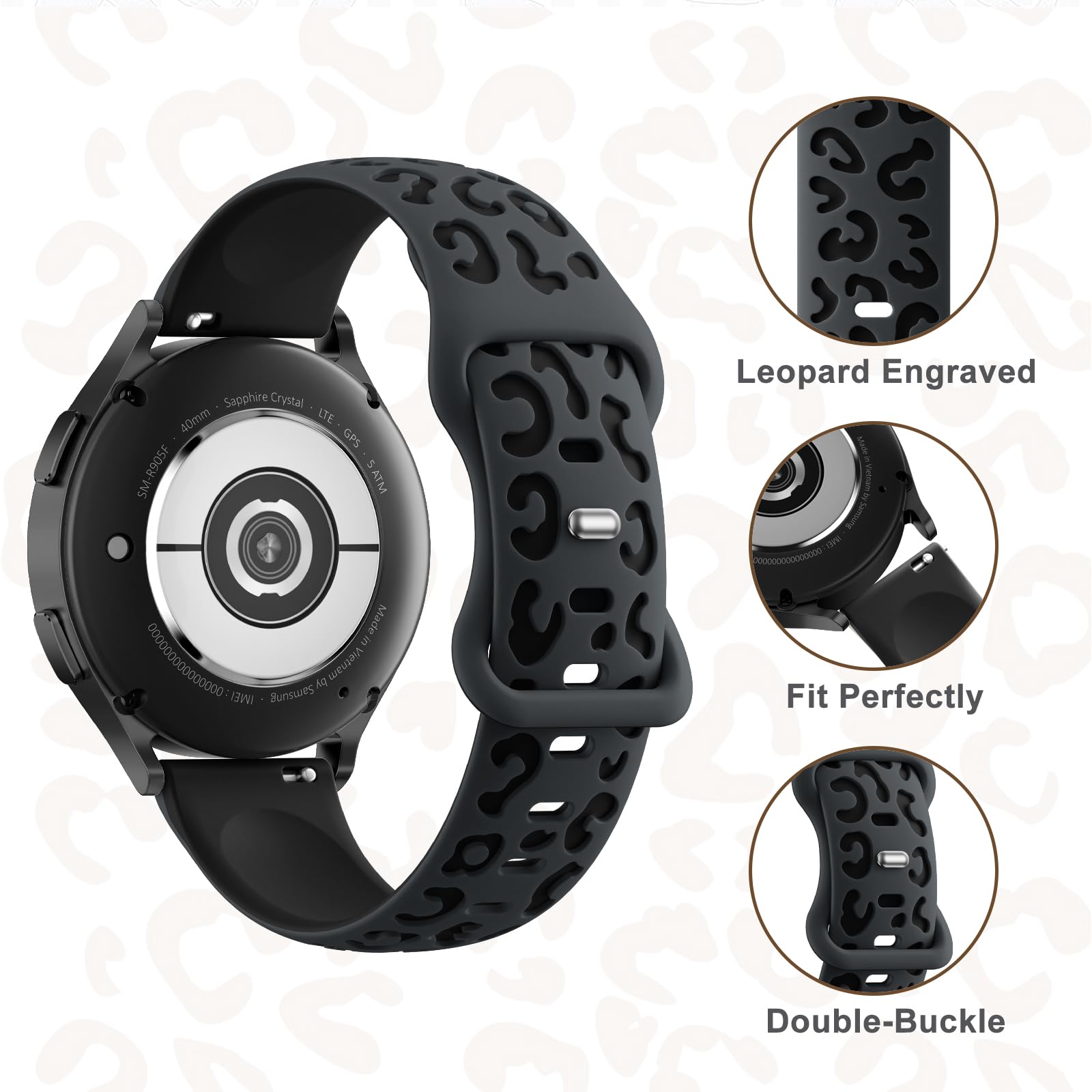 20mm Engraved Strap For Amazfi - огляд і ціна Titan Smartwatch Accessories