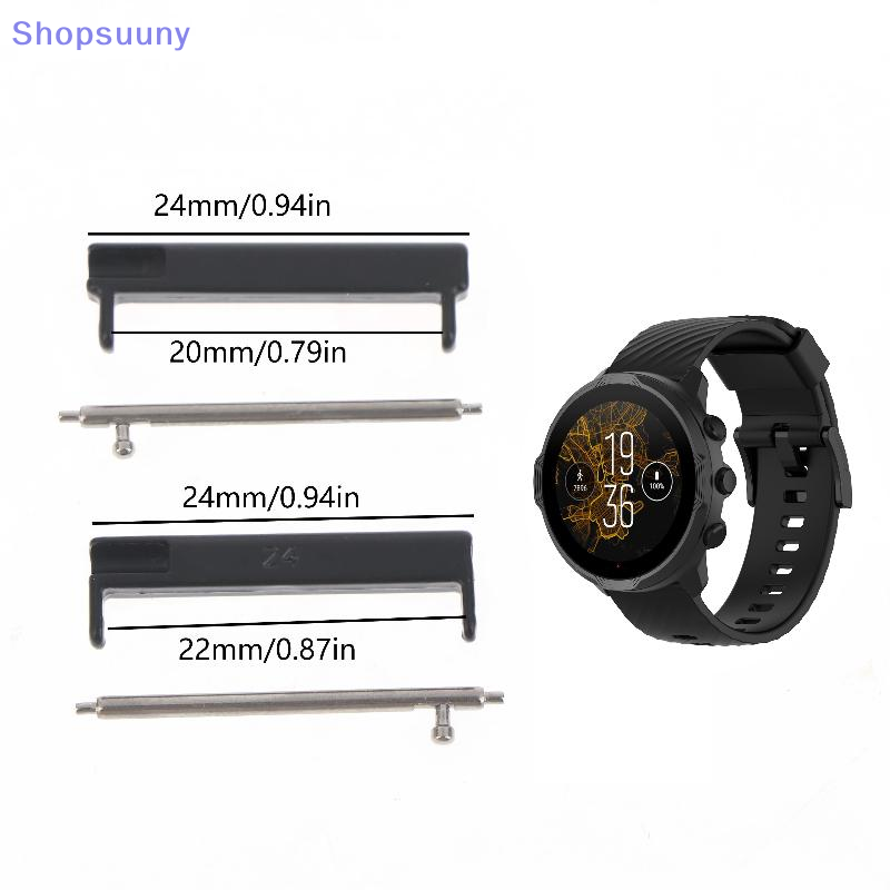[SU]1Pair 24mm To 22mm/20mm Wr - огляд і ціна Smart Watch Accessories