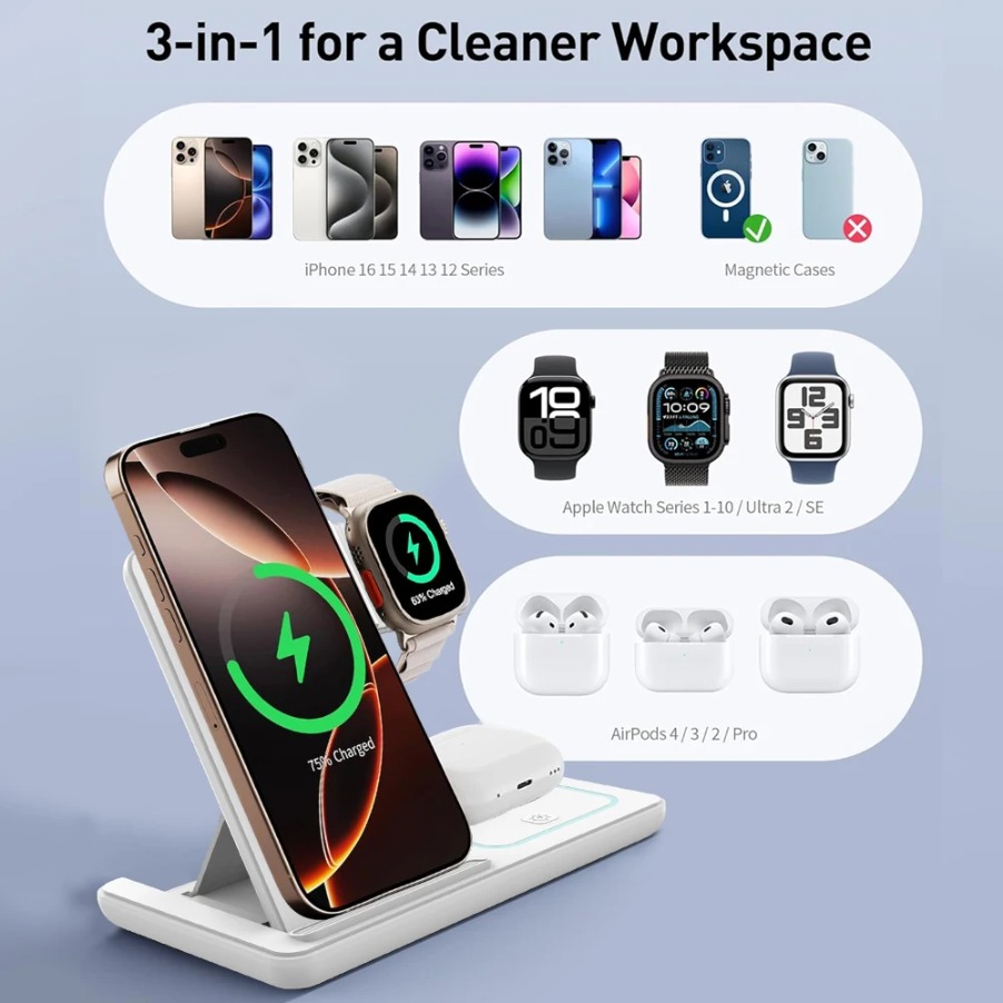 3 in 1 Foldable Night LED Ligh - огляд і ціна Smartwatch Ac