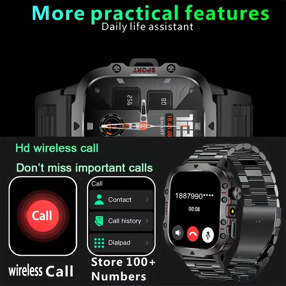 Men Smart Watch,4.6cm HD Scree - огляд і ціна Smartwatch Faces