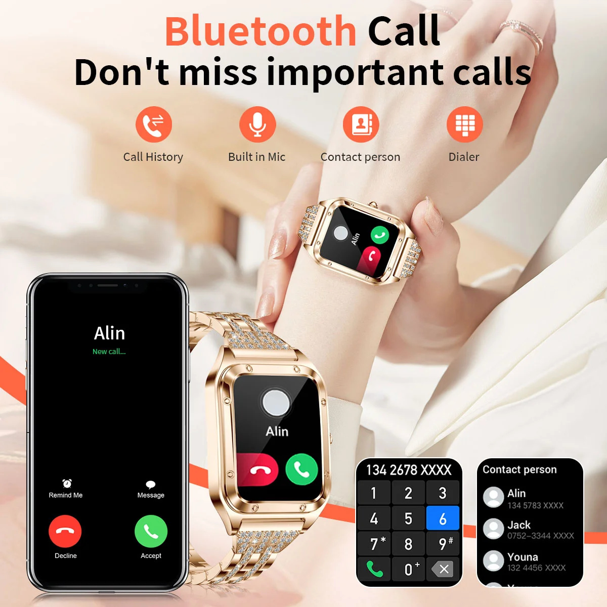 1.57Inch Top Luxury Smart Watc - огляд і ціна Smartwatch Faces