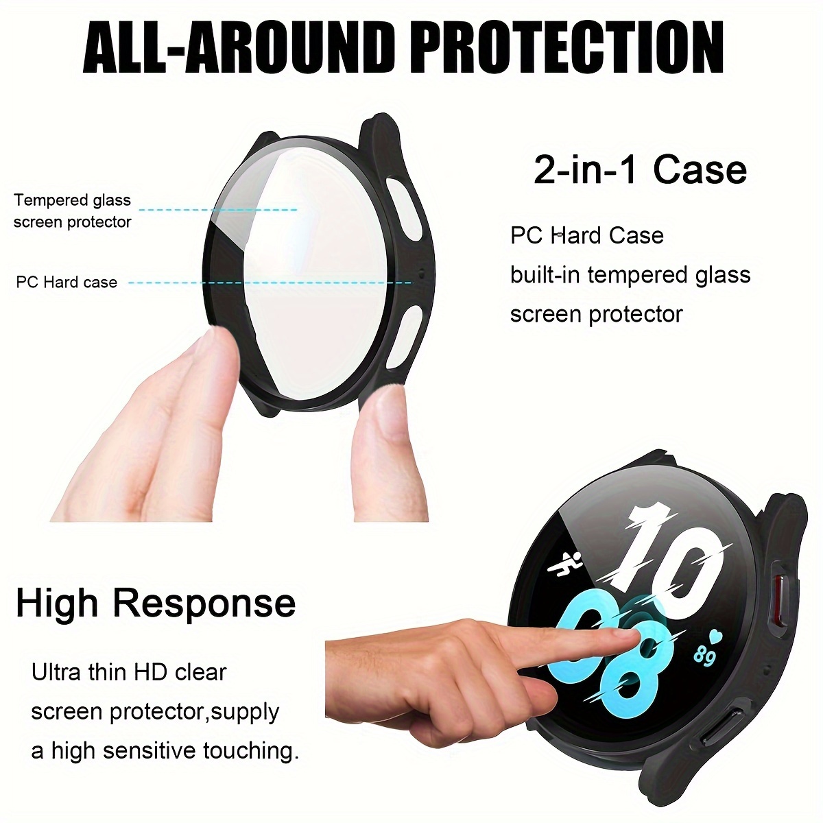 PC Case for Samsung Galaxy Wat - огляд і ціна Accessories For Galaxy Watch 5