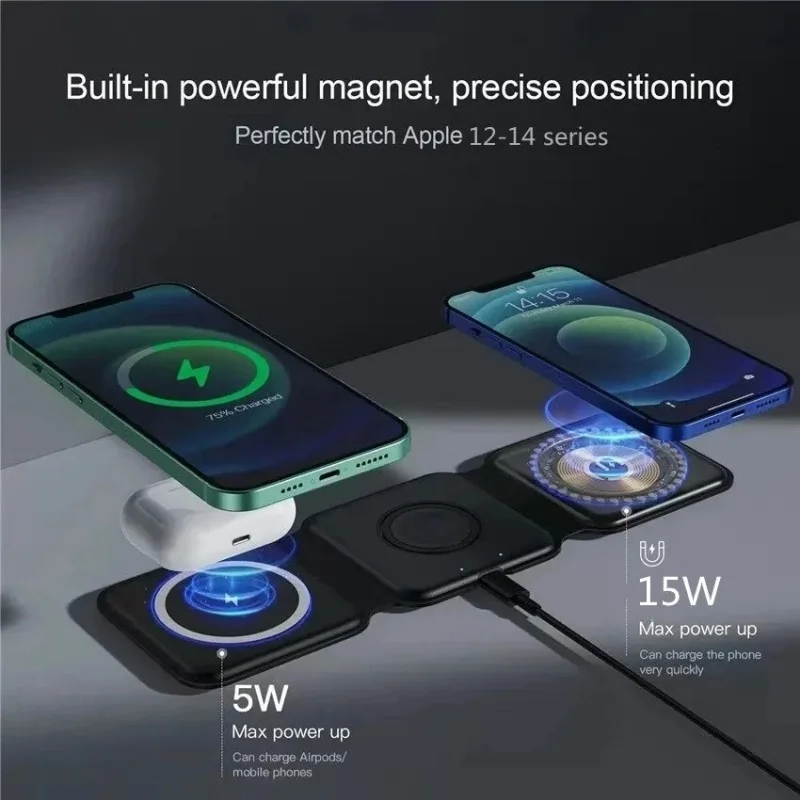 3 in 1 Portable Magnetic Wirel - огляд і ціна Smartwatch Ac